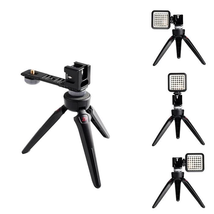New Product Multi- interface Hot Shoe Dock Camera Flash Speedlite Bracket LED Flash Stand