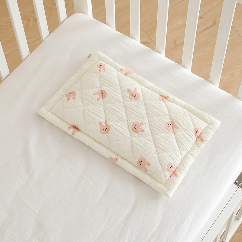 Kids Pillow for Toddler Bed Daycare and Travel Flat Thin Pillow for 2~6 Year Old Girls Boys