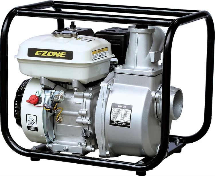 Motobomba 6,5 Hp 6.5Hp Wp30 3 дюймов 3 дюймов портативная мойка высокого давления бензиновый двигатель водяной насос для орошения