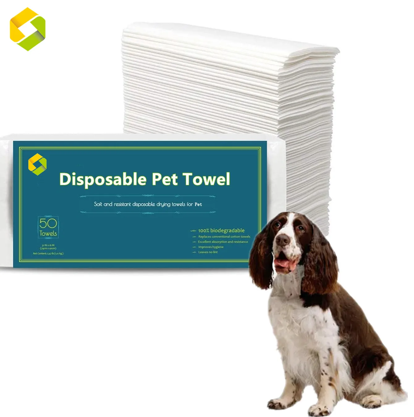  Eco Pet Towel disposable cotton towels disposal shower bath towel sets dog pets travel products for pet