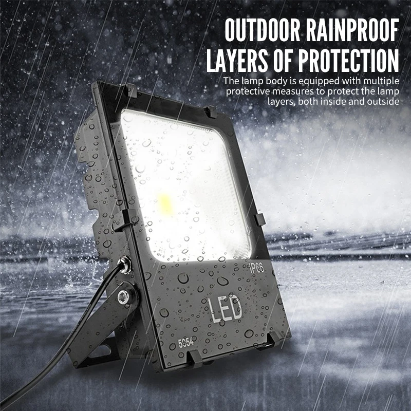 Outdoor Light 50 Watt Floodlights Reflector Smart Control RGB Spotlights Led Flood Lights For Yards