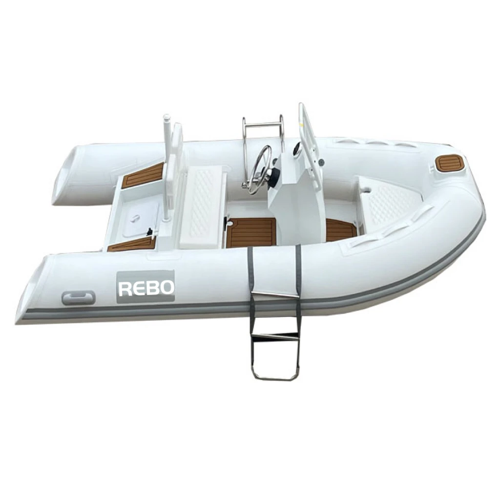 Europe 11ft RHIB 330 Aluminum V Hull Hypalon/PVC Rigid Inflatable Dingy Boats For Sale