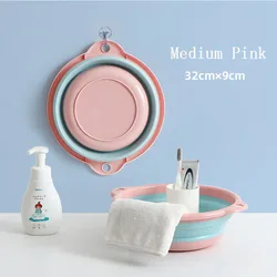 luxury unique Blue Pink portable adjustable folding plastic pp TPR material baby bathroom hair hand face shampoo wash basin
