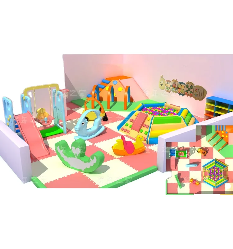 Baby play game design kids soft play playground Children indoor equipment for toy corner