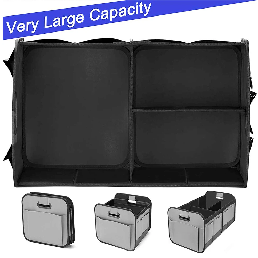 Multi purpose folding Trunk backseat Organizer Car storage box for car and van