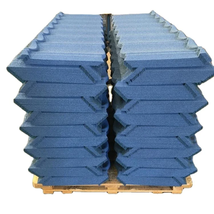 Металлическая черепица Jc классического типа с каменным покрытием и бесплатным клеем