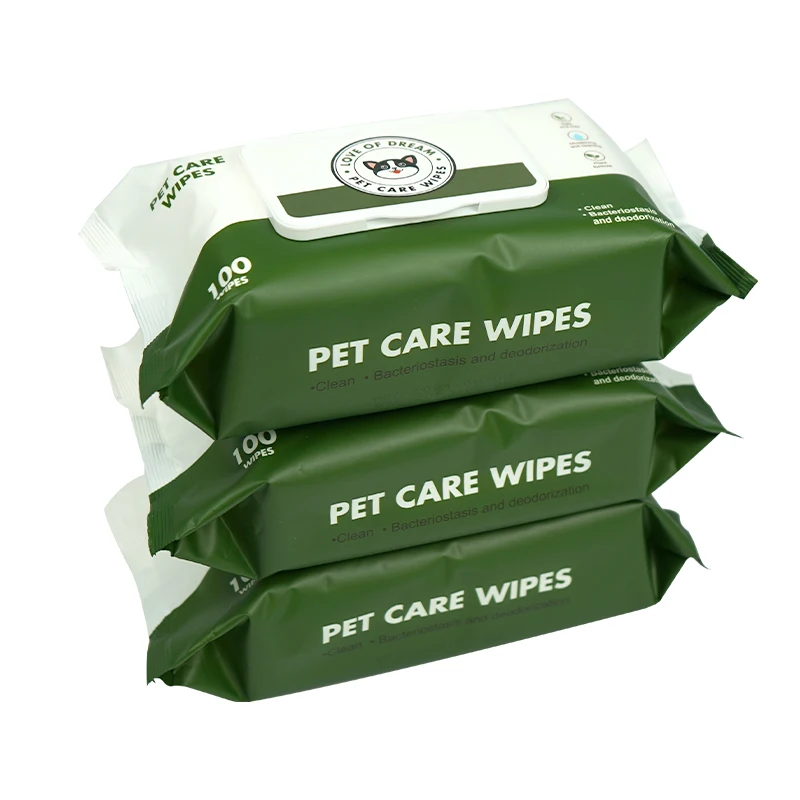 Влажные салфетки с индивидуальным логотипом OEM/ODM, многофункциональные влажные салфетки для чистки домашних животных