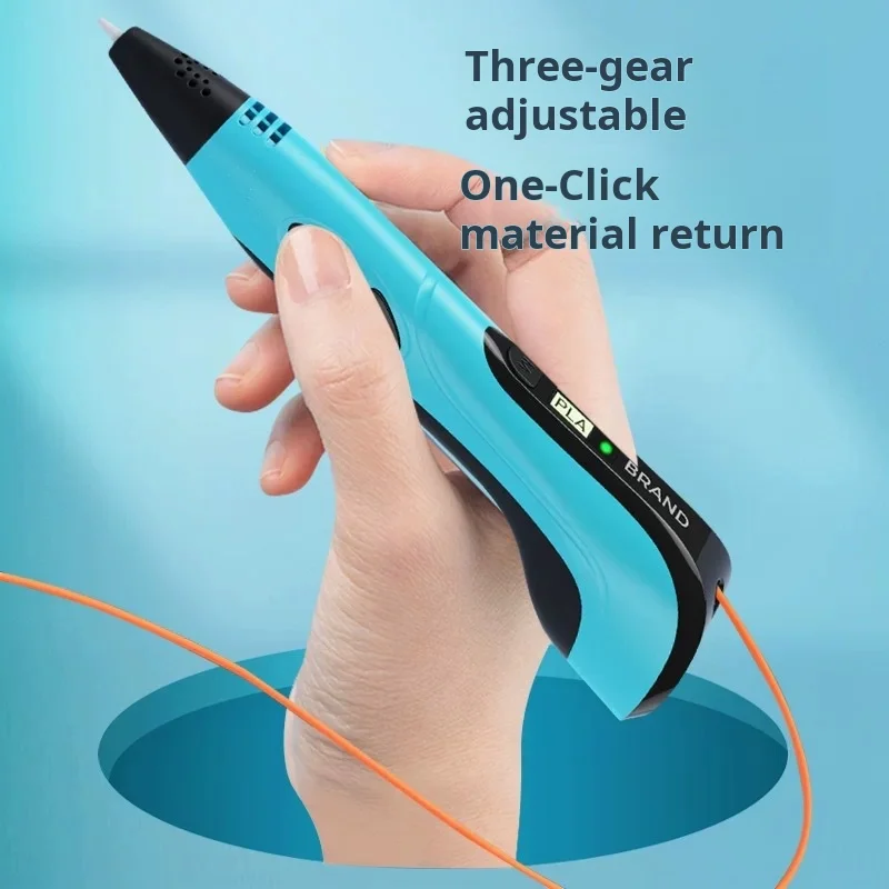 X1227-2 New 3D Printing Pen Set For Children With Led Screen, 3M PLA ,Power Adapter And Storage Box 3D Painting Pencil Kids Toys