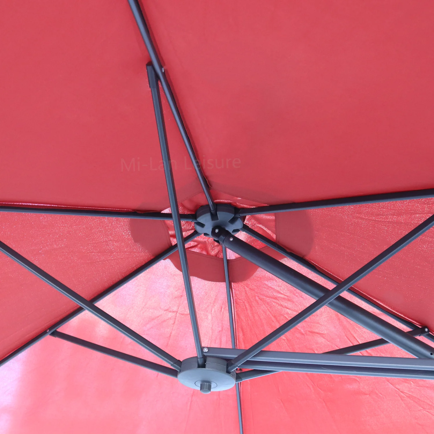 2.5*2.5M 160G Polyester All Steel Hanging windproof aluminum branded used outdoor umbrella garden parasol  patio umbrellas