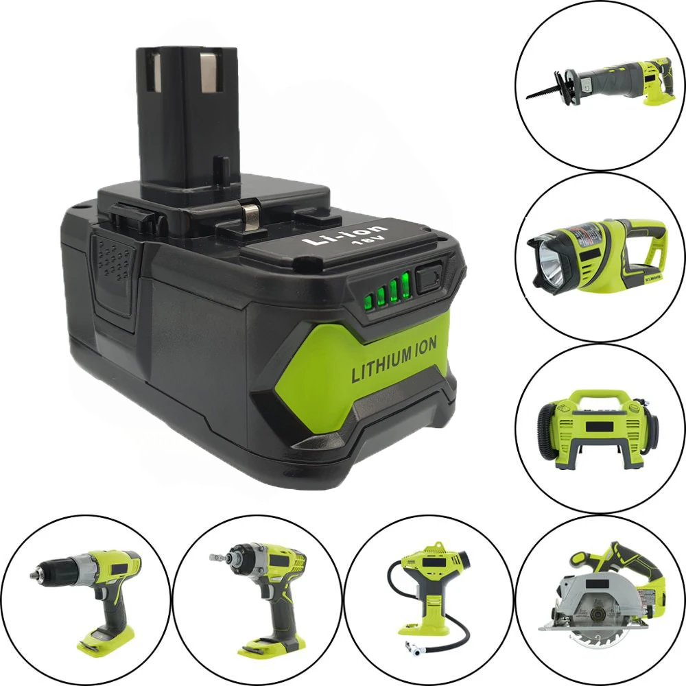 5.0Ah battery 18V One+ lithium battery RB18L540 P108 Cordless power tool ryobi 18v ryobi battery 18v