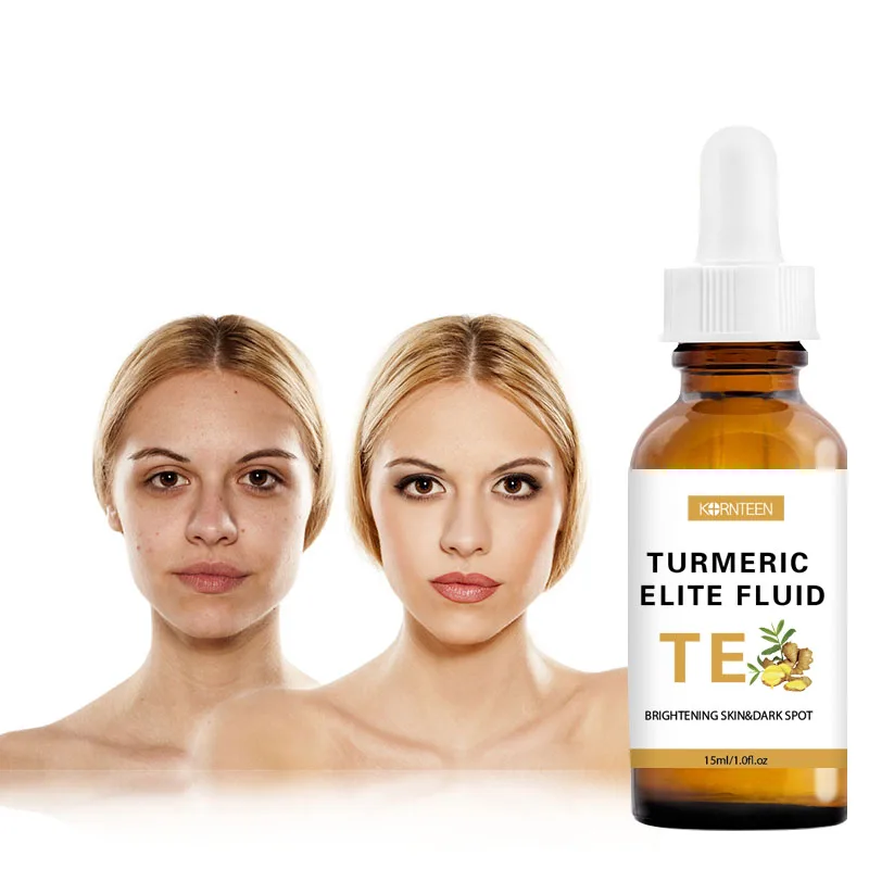 Yanmei Facial Turmeric Serum 15ml Skin Care Turmeric Oil facial Serum Anti Aging Whitening Organic Moisture Repair  Anti Wrinkle