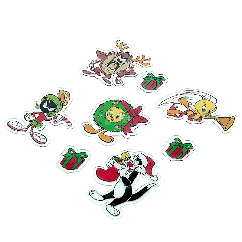 Пользовательские высокое качество Хэллоуин украшения для вечеринок гелевые окна Happy Halloween наклейки ПВХ оконные