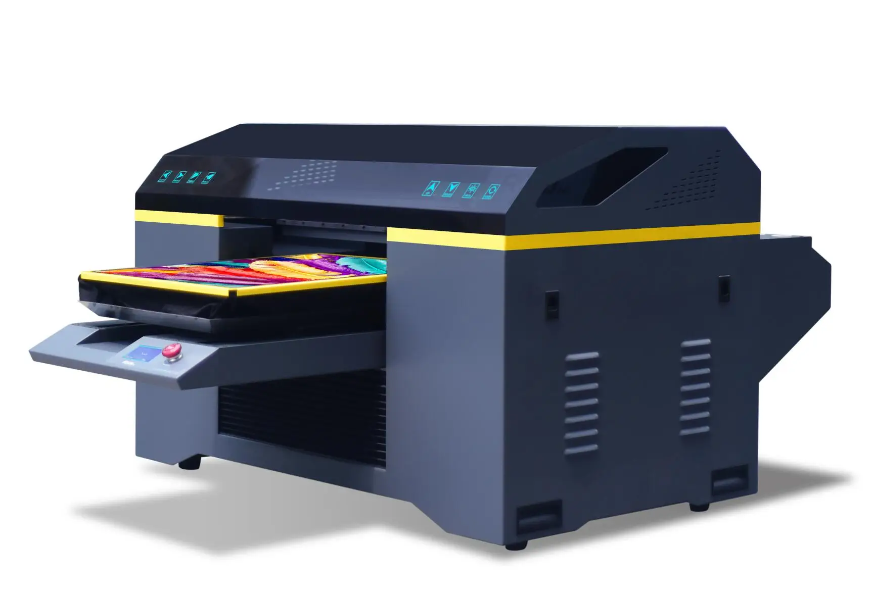 Industrial digital inkjet a2 flatbed printer tshirt machine for direct print on garment textile bags shoes socks