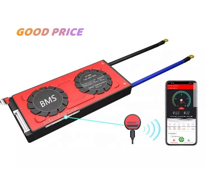 Bluetooth Intelligent Communication Smart BMS 4S 12S 24S 250A 300A