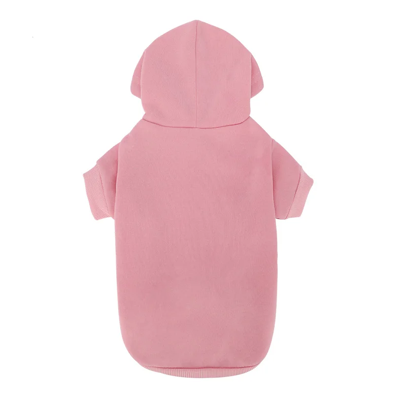 Wholesale Cotton Custom print Dog Clothes Sweater  Colorful Blank Dog Hoodie