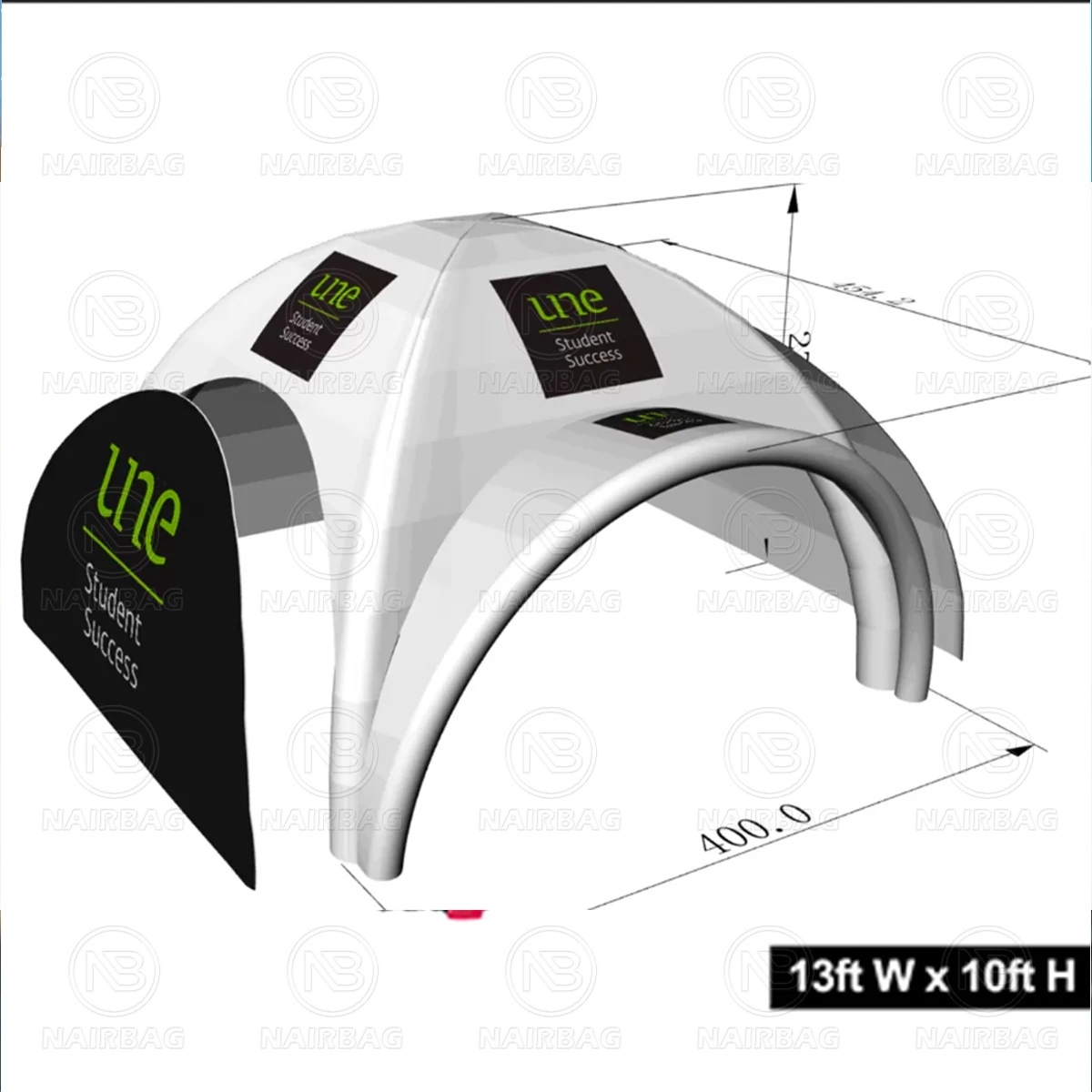 Inflatable Trade Show Tents Waterproof Nylon Printing Outdoor Commercial Advertising Pop Up Air Canopy Gazebo