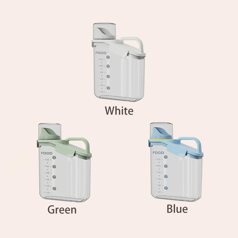 2L Airtight Food Storage Containers With Lids BPA-free Plastic Dry Food Canisters For Kitchen Pantry Organization Storage