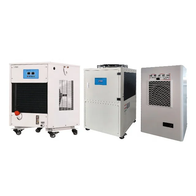 2HP CNC cutting air cooled type oil chiller with CE chiller manufacturer