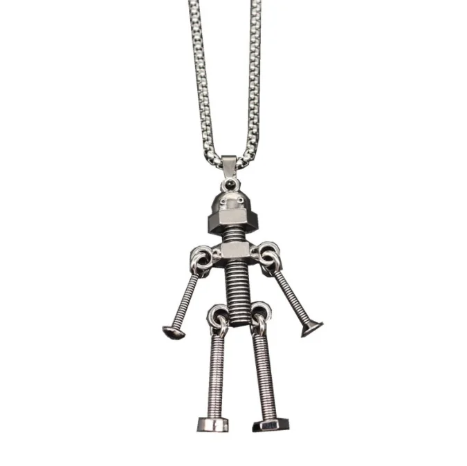 Hip hop necklace couple Disco accessories Punk sweater pendant male and female personality choker