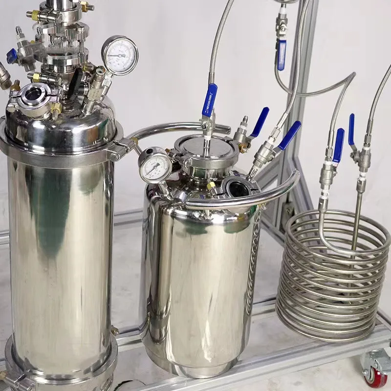 Closed Loop Extractor Dewaxing Column Stainless Steel Closed Loop Extractor 1lb 2lb 5lb 10lb