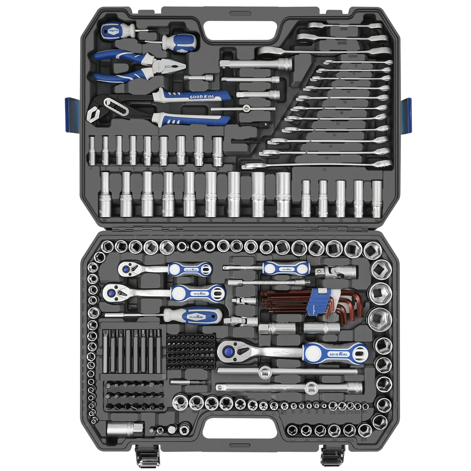 239 pc Professional Automotive Hand Tools Set Made Of Carbon Steel and CR-V material for auto repair/household decoration