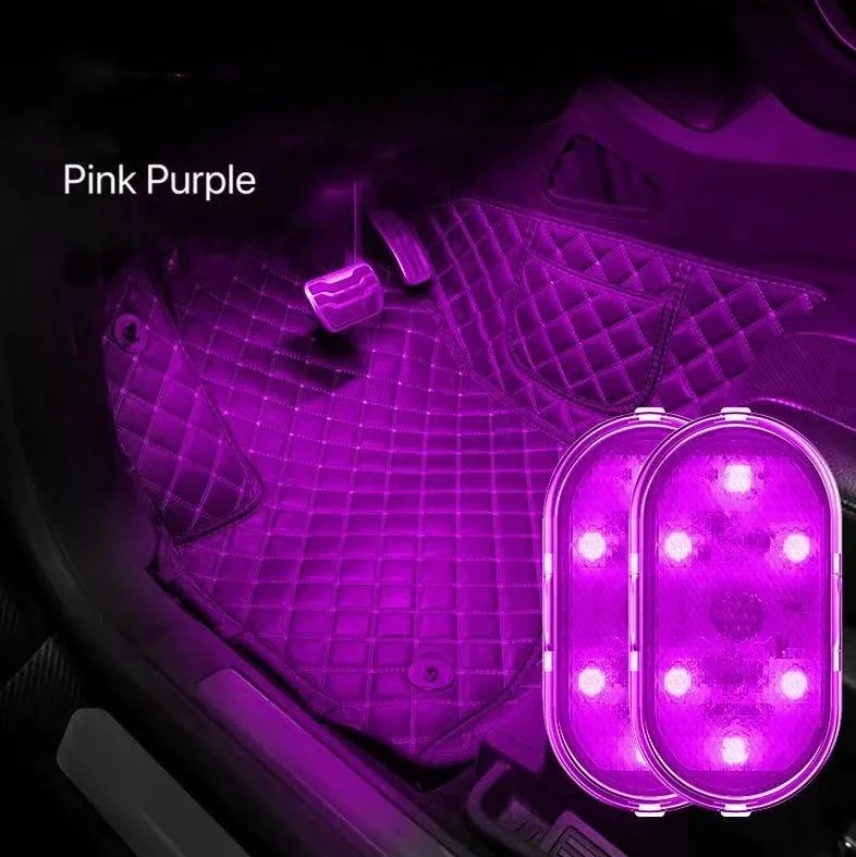 Mini Multicolor Car Lamp LED Emergency Light  Car  Inside Trunk Luggage Touch Sensor Car Interior  Lights