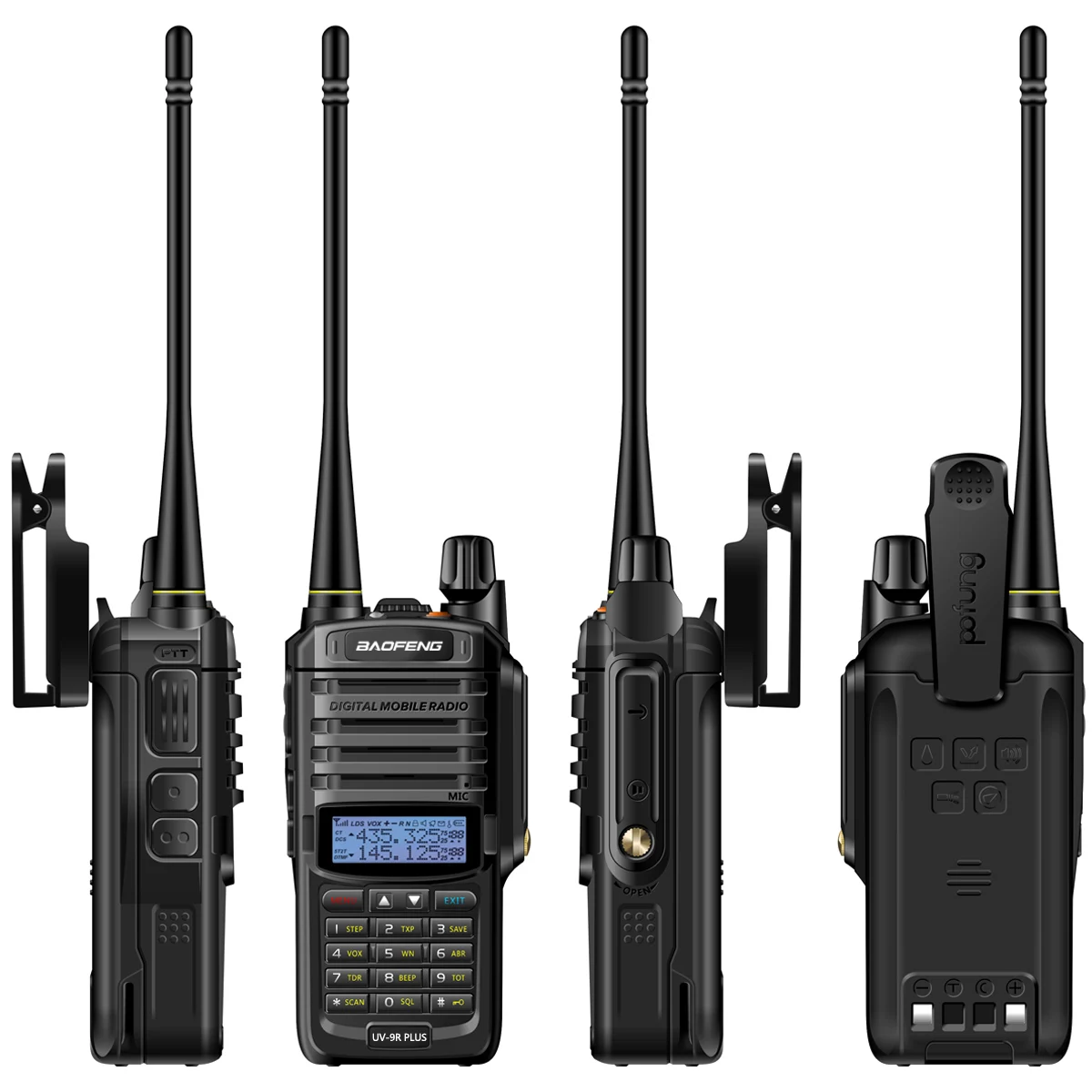 2021 Baofeng UV-9R плюс Водонепроницаемый IP68 иди и болтай Walkie Talkie “иди высокой мощности CB; Большие размеры 30-50 км дальность UV9R портативный двухстороннее
