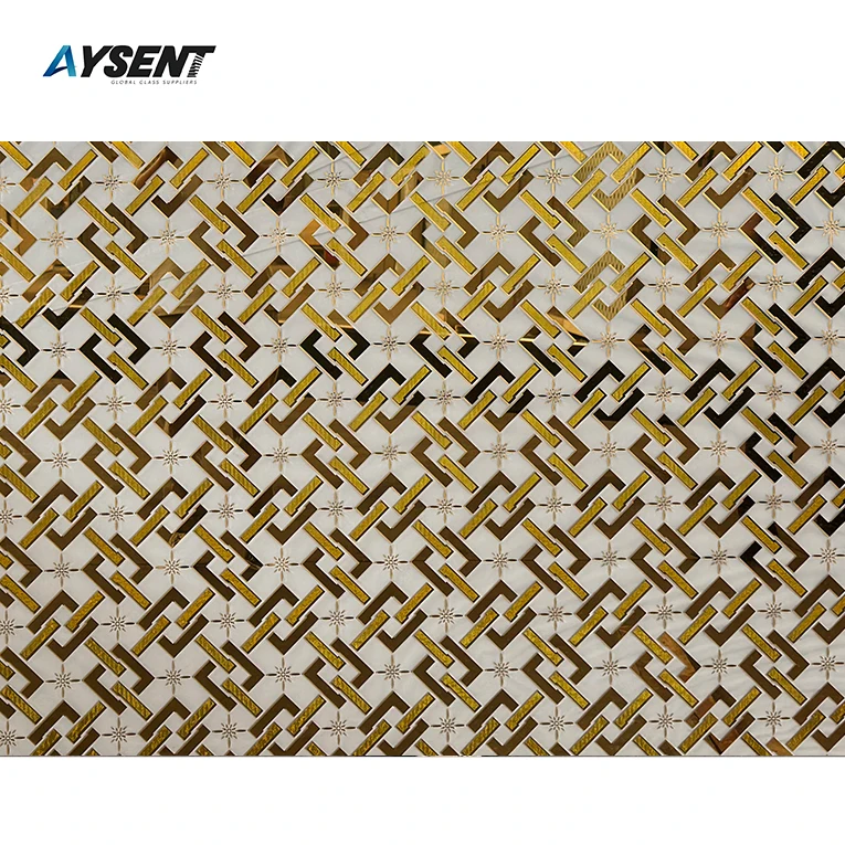 Custom Ice Crystal Pattern Glass Brick Walls Decorative Sheet Structure for Bathroom Bedroom Apartment Glass for Interior Solid