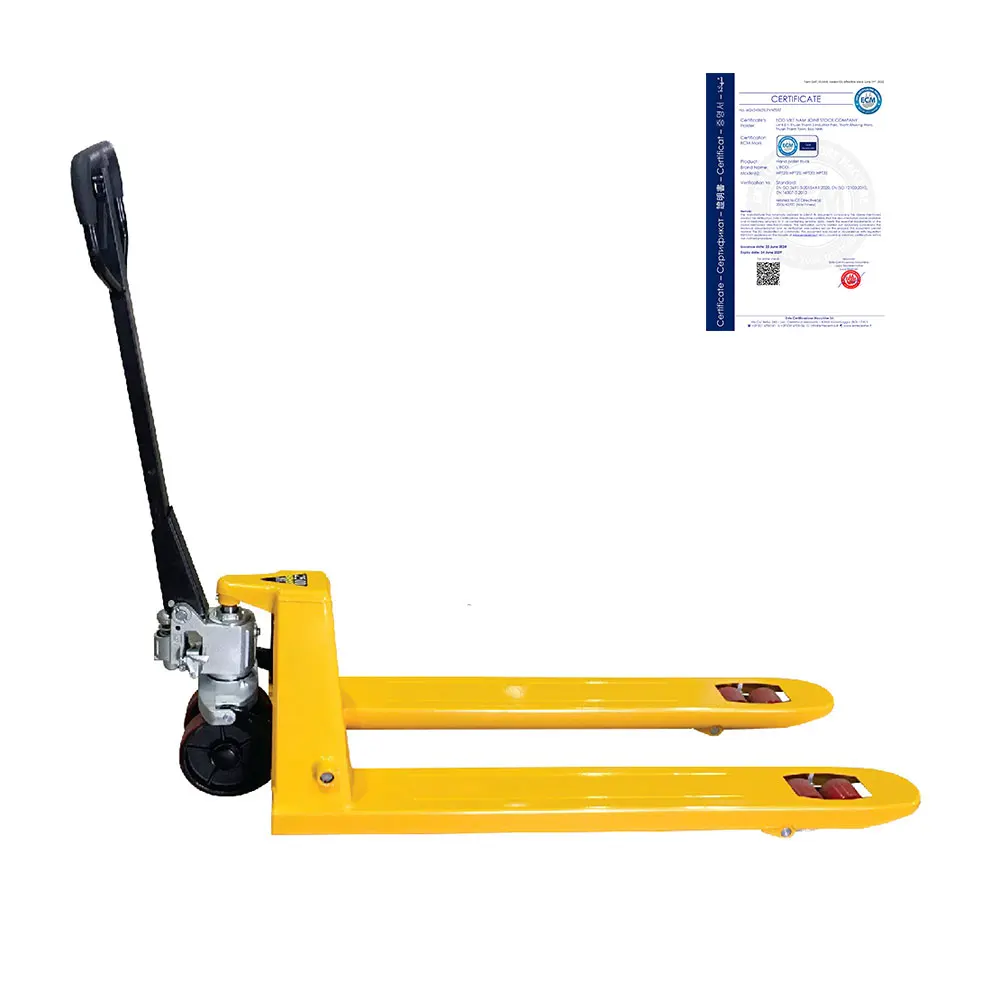 CE Certification OEM Operate Smoothly Hydraulic Jack Hand Pallet Truck Manual Forklift