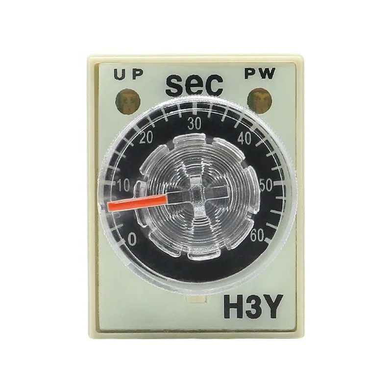 JOYELEC H3Y-2 Timer Relay 0-60S Delay Relay AC 220V IC Time 50/60Hz