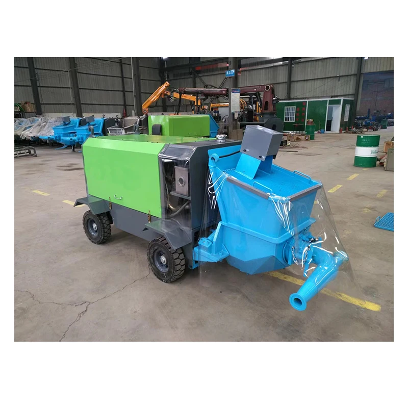 Concrete Construction wet concrete machine hydraulic shotcrete machine gunite