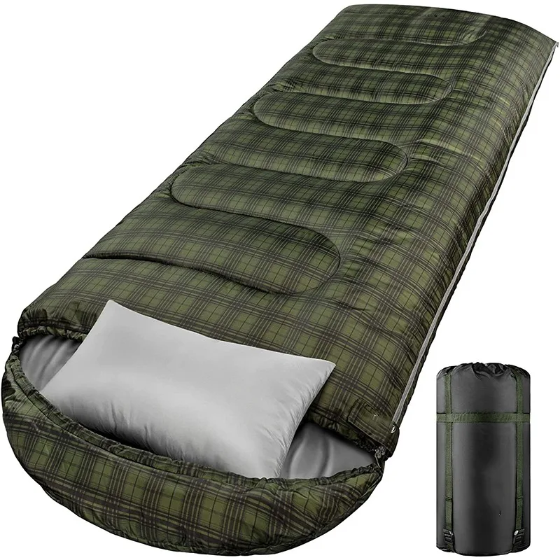 Custom Portable Winter Outdoor Adults Single Camping Tent Accessories Sleeping Bag Saco De Dormir