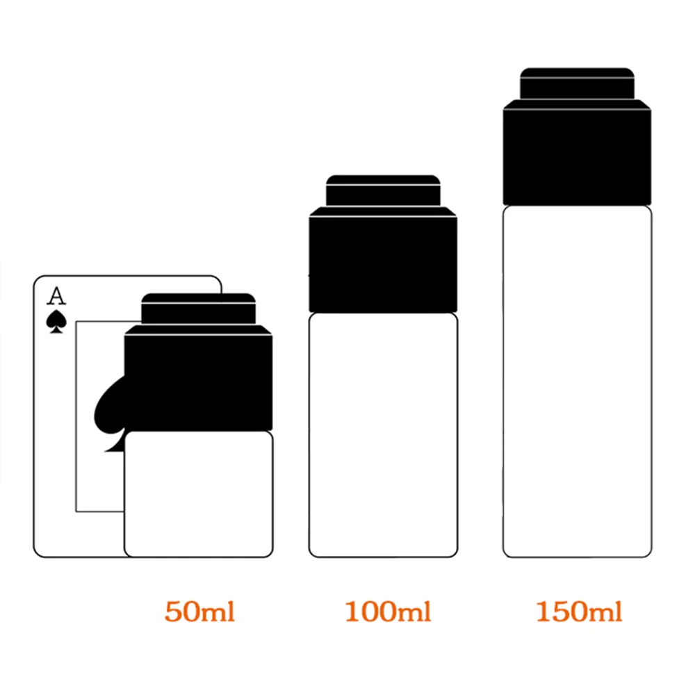 Maywaksy 150ml Vacuum Glass Seal Jar Sealed Stash Container