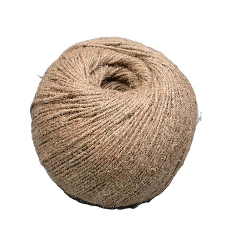 100% 3mm Jute Rope Jute Twine Natural Fiber Core for Packing / Decoration / Artworks