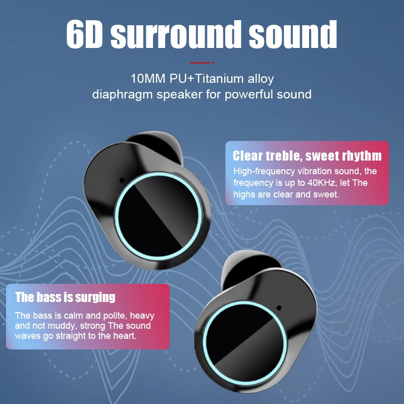 G02 pro Metal Design BT5.3 CVC Earbuds Type-C Bidirectional Interface 3350mAh Capacity Headset Bass Around Earphones Wholesale
