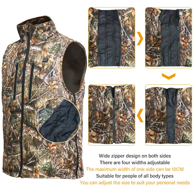 Customized Logo 5v Heating Clothing Winter thermal heat vest waterproof electric heated vest jackets USB