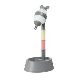 New Design Adjustable Height Pet Water Dispenser Cute Rat Ear Pet Feeding Bowl Not Wet Mouth Large Capacity Pet Water Fountain