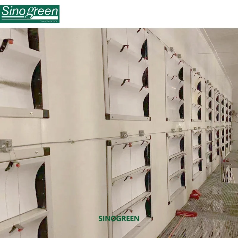 SinoGreen Animal Husbandry Air Inlet White Ventilation Air Inlets for Chicken House