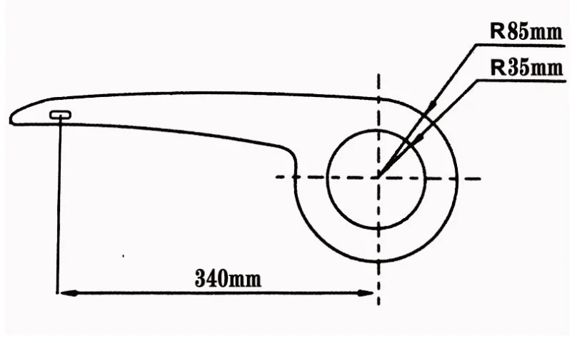 1 шт. инструмент для демонтажа цепи велосипеда (кожух крышки водонепроницаемый портативный практичный для 32-36 зубы на открытом воздухе Горный Дорожный велосипед Велоспорт Аксессуары Черный