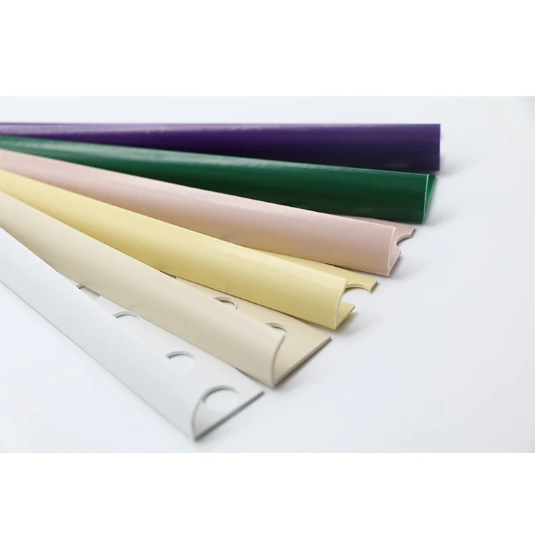 factory direct supply customize pvc flexible drywall external angle bead pvc tile edging trim