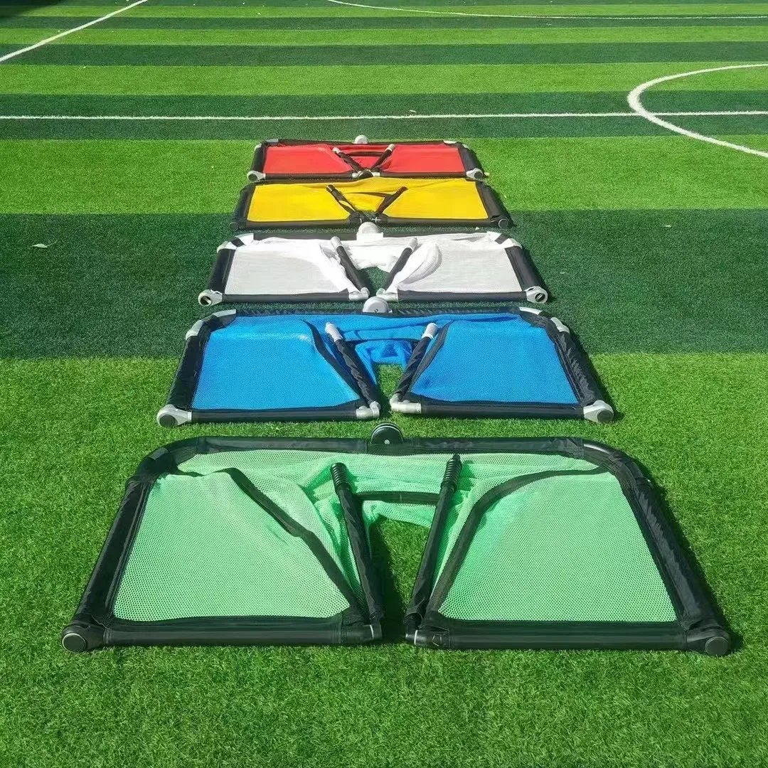 Portable Aluminium Football & Soccer Goalpost with Net for Backyard Courts Easy-to-Set-Up Goal Net Collapsible high quality goal