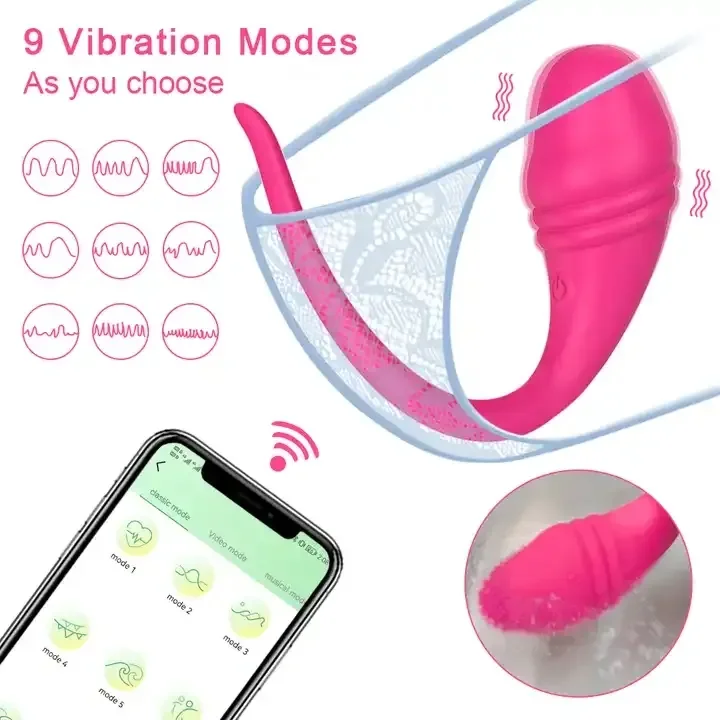 Factory Direct Sales New design smart app controller mini love vibrating egg wireless remote control jump egg vibrator
