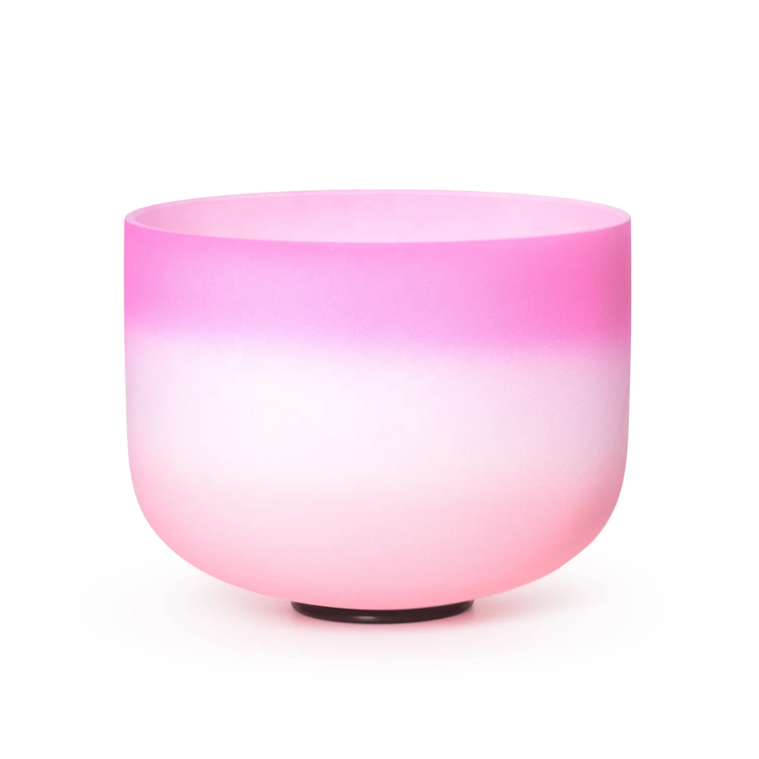 Colored Quartz Singing Bowl Customized Size And Note Color Crystal Glass Singing Bowl