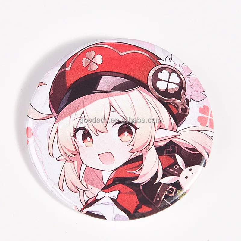 Customized design button badge pin badges in 44mm with costom logo