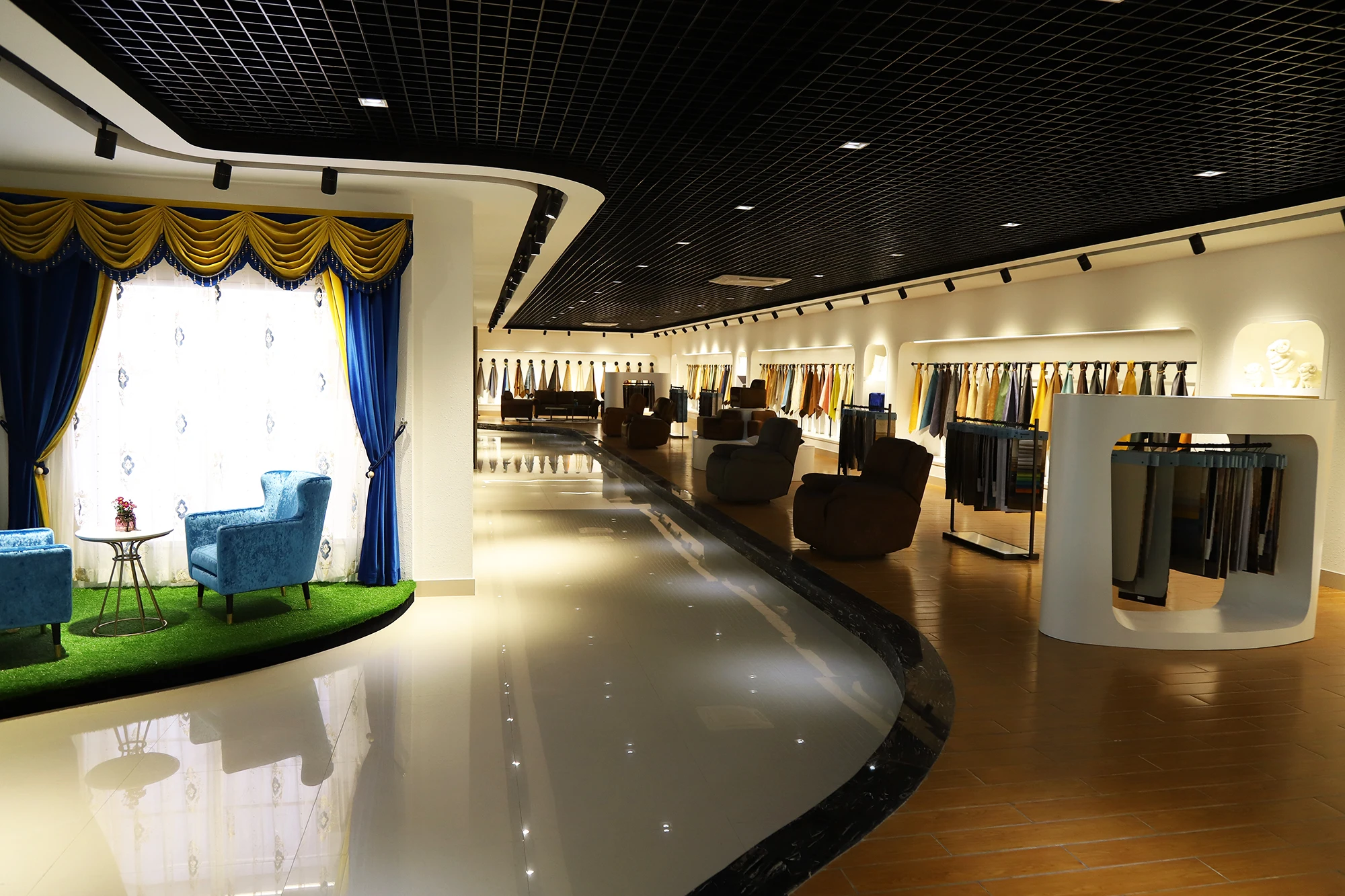 100%polyester Wholesale Curtain fabric printed  Mosha velvet used for curtain and sofa