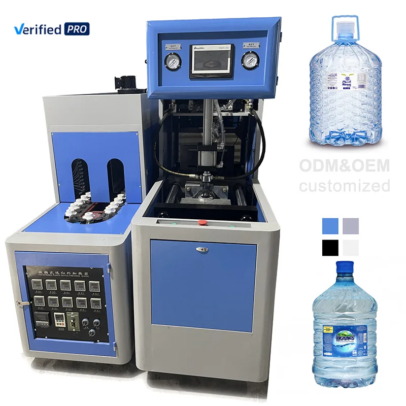 Заводская цена от 5 до 10 литров бутылка для минеральной воды производства полуавтоматической выдувной формовочный станок