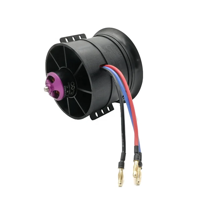 90MM 12-Blade EDF Fan With Brushless Motor 6S 1450KV or 8S 1100KV For RTF Jet Airplane RC Model
