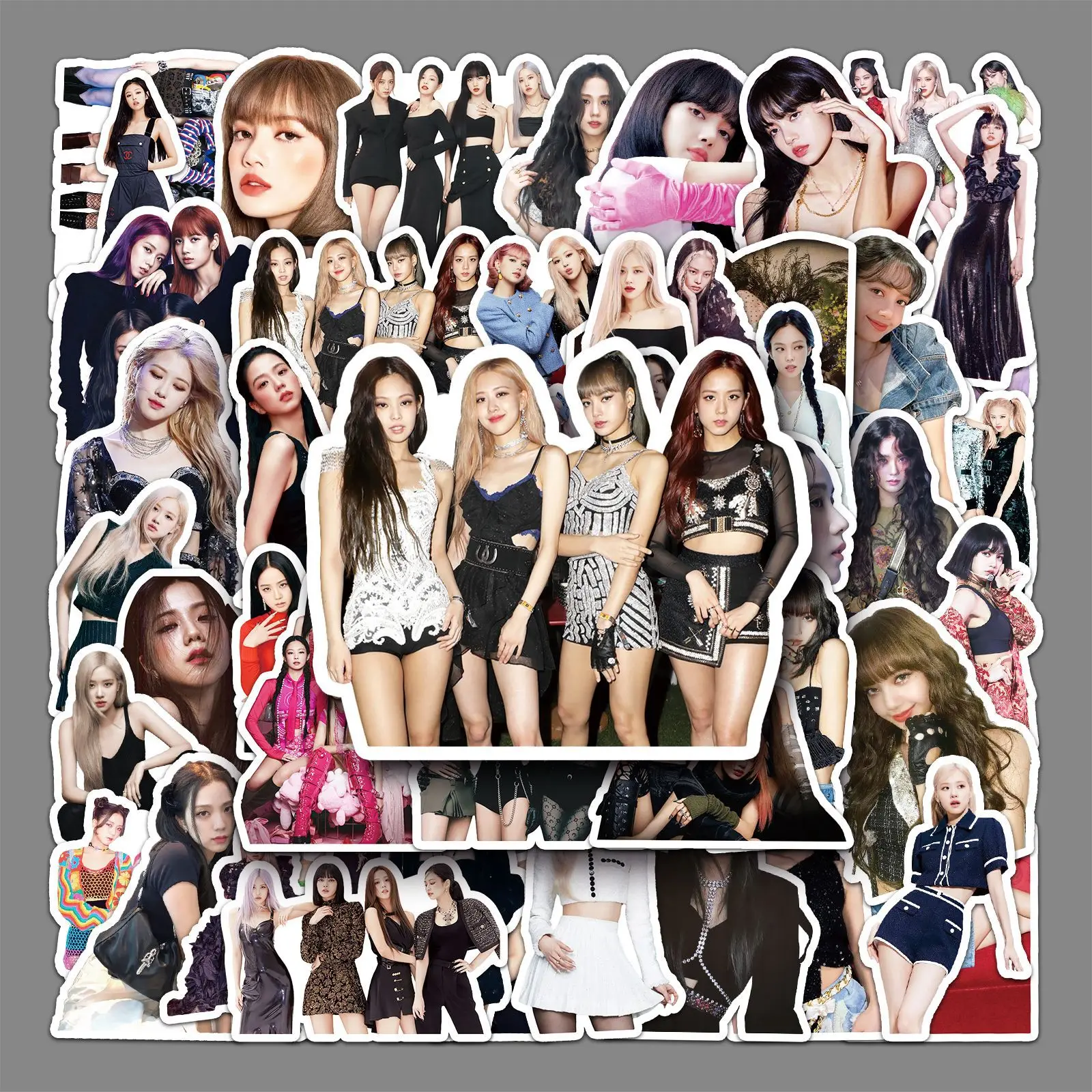 Newly trendy stickers hot girl group eco-friendly pvc waterproof stickers