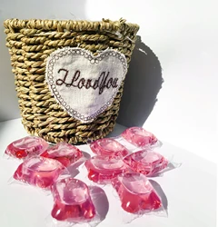 COCO Perfume Fragrance Laundry Beads Liquid Laundry Detergent Capsules with Deep Cleansing