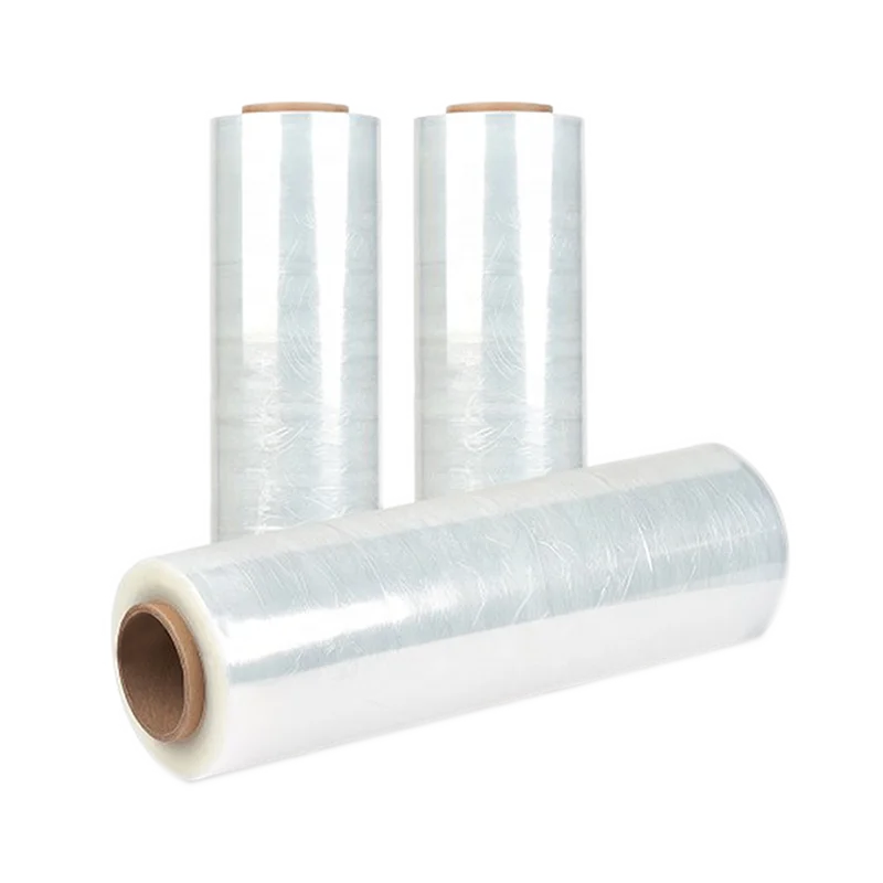 Home Furniture Tile Materials Moving  Plastic Wrapping Clear Cast Packing Stretch Film Roll